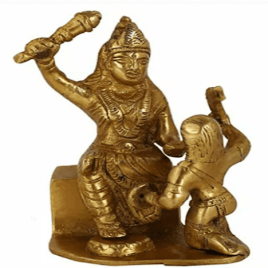 Baglamukhi Brass Murti